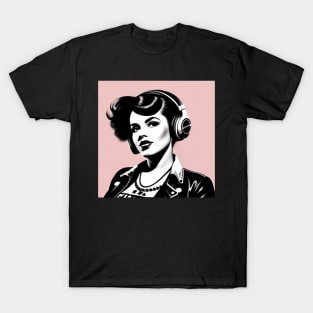 Punk Rock Girl Pink T-Shirt